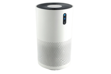 Advanced air purifier for cleaner indoor air Isolated on white background or PNG background.