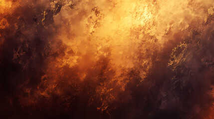 Fototapeta premium Warm and rich abstract background with deep brown and gold gradients. perfect for adding a sophisticated, grainy, and luxurious touch to any design. Deep Shadows. Illustration