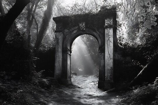 Magical portal to another dimension