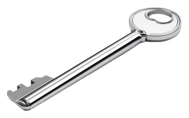 PNG House Key Icon Chrome material key silver