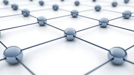 Networked spheres connect technology environment digital art futuristic perspective