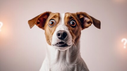 Curious pup with big, expressive eyes.
