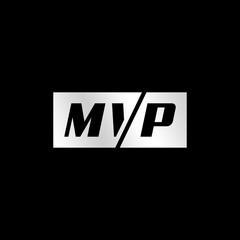  Mvp Logo Design Abstract Monogram Simple
