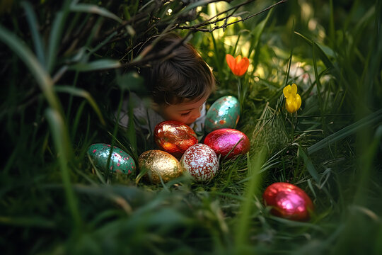 Chasse aux oeufs de P&acirc;ques