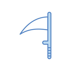 Scythe vector icon 