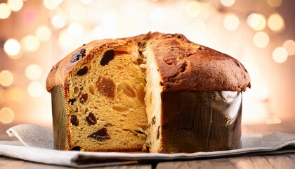 traditional italian cake panettone