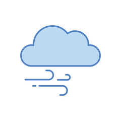Wind vector icon
