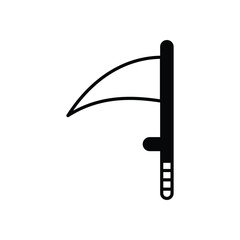 Scythe vector icon 