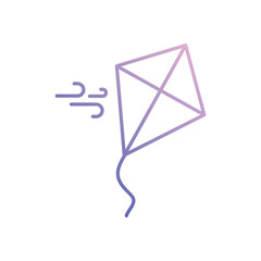 Kite vector icon