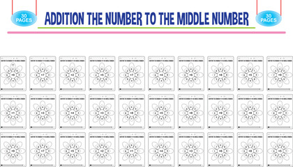 Editable addition math worksheets for childcare