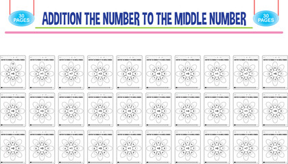 Editable addition math worksheets for childcare