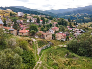 Fototapeta premium Village of Lilkovo with Authentic nineteenth century houses, Bulgaria