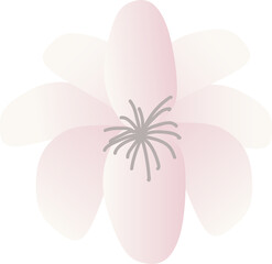 Light Pink Dripping Blossom Flower