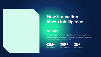 Fototapeta premium Digital Evolution Begins with Artificial Intelligence