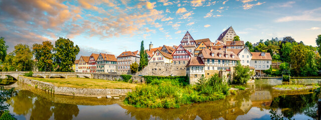 Altstadt, Schwaebisch Hall, Deutschland 