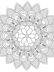 PrintFlowers Coloring Pages For Adules