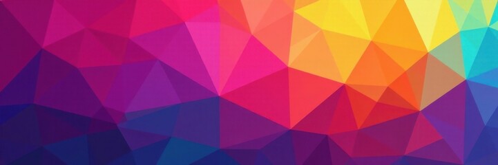 Obraz premium Multicolored gradient background with geometric shapes and texture, background, texture