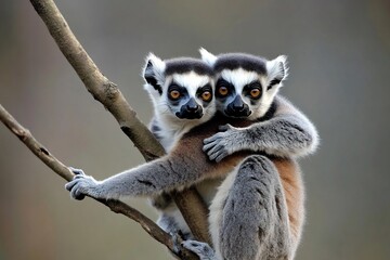Fototapeta premium Ring Tailed Lemur
