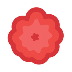 Isolated flower mexican day death illustration