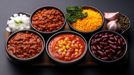 Explore delicious Cincinnati chili variations showcasing flavors and toppings in vibrant bowls