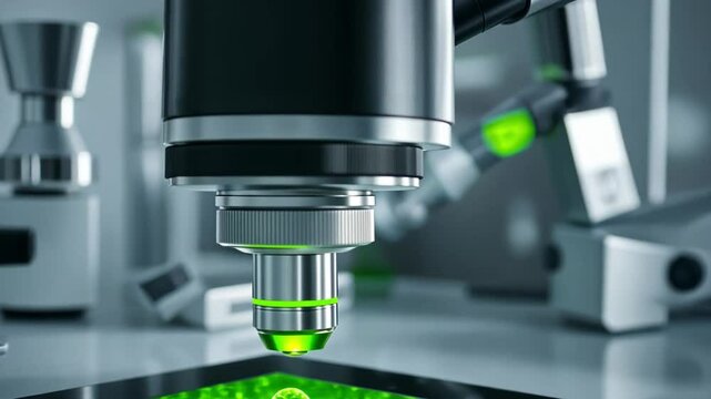 Microscopic Green Particle Examination: Advanced Scientific Research