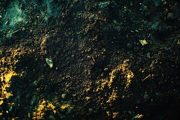 Uplifting charm of composting method as organic debris turns into lush productive soil reflecting endless flow of being and revival  
