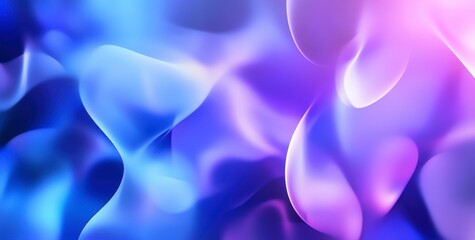 Abstract blurred background with a blue and purple gradient color, 3D rendering illustration. Abstract wallpaper