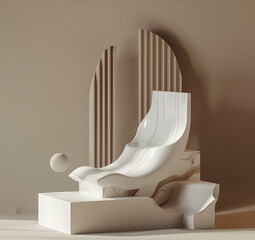 Abstract Geometric Composition with Linear Elements