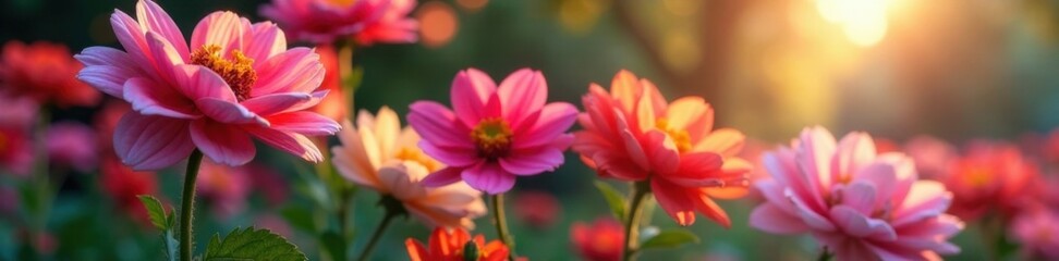Vibrant flowers spinning on a colorful carousel background, with petals unfolding and colors blending , vibrant flowers, blooming