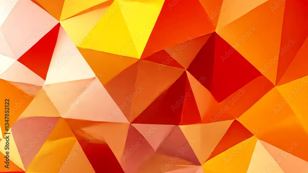 Poster dynamic abstract background with vibrant hues of red and orange generative ai