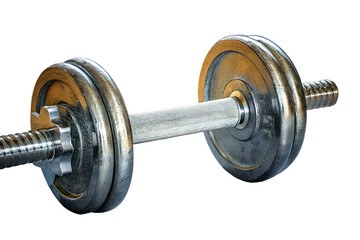 Naklejka premium Realistic 3D Dumbbell – Strength and Fitness