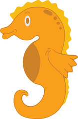 Sea Horse Illustration