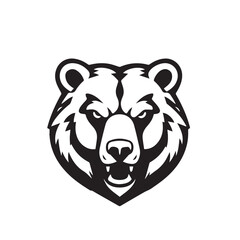 Tiger logo. Bold Tiger Head Graphic for Design. Tiger head vector illustration. 