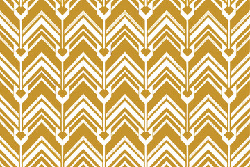 Geometric Abstract Pattern in Gold and White with Bold Lines and Dynamic Shapes, Elegant Design Pattern Background