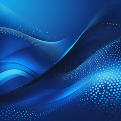 A vibrant, electric blue background with a mesmerizing blend of layered textures, featuring subtle dot patterns that evoke a sense of modern sophistication and elegance. The dynamic visual elements ar