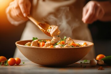 Delicious jambalaya variations showcasing vibrant ingredients and traditional cooking techniques in a cozy kitchen setting
