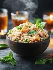 Discover unique variations of jambalaya featuring spicy rice, seafood, and sausage in vibrant presentations
