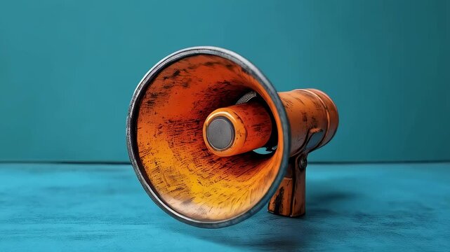 Megaphone for Public Announcement and Communication