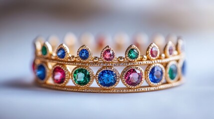 Elegant jeweled crown