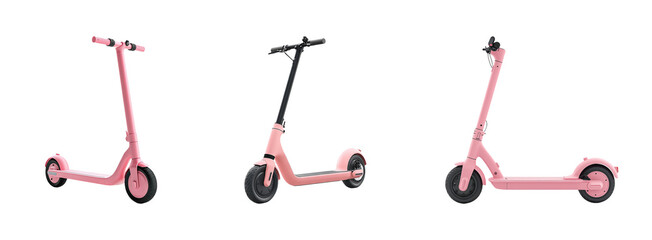 Pink Electric Scooter Designs for Urban Mobility and Eco-Friendly Transport