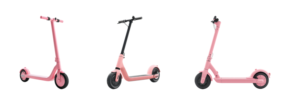 Pink Electric Scooter Designs for Urban Mobility and Eco-Friendly Transport