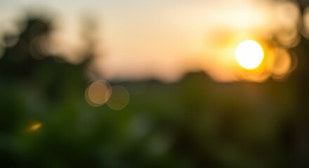 A stunning sunset with warm orange and soft hues, creating a dreamy background that evokes tranquility and peace. Perfect for themes of nature and relaxation.