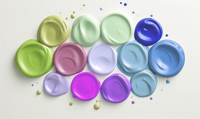 Thick Paint Circles