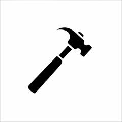 Claw Hammer Icon Graphic Design. Vector image