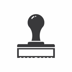 Rubber Stamp Icon Vector Graphic Illustration. Vector image