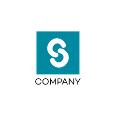  letter C symbolizing strong digital communication links. logo design vector template editable high resolution 