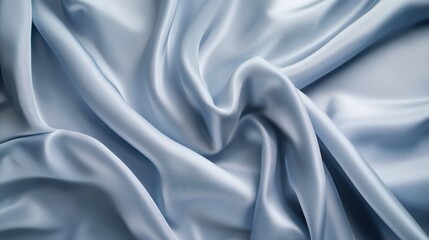 Obraz premium Blue Satin Fabric Texture