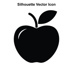 Vector illustration of a fresh red and green apple with a leaf on a black background, symbolizing health, nature, and delicious, juicy fruit