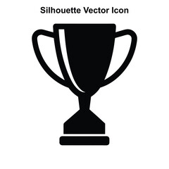 Gold Trophy Cup Isolated on White Background.