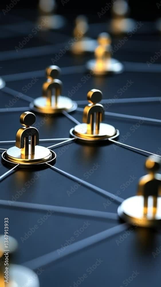 Poster global network connection: a visual representation of interconnection